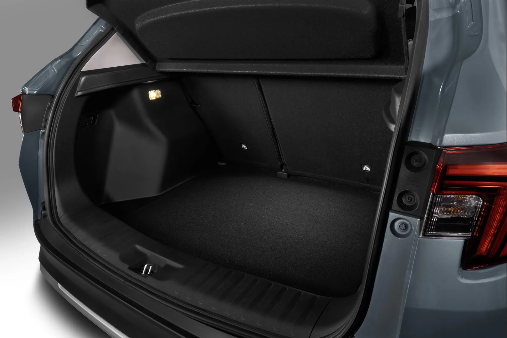 Porta-malas do novo Honda WR-V com 458 litros de capacidade, um dos maiores do segmento.